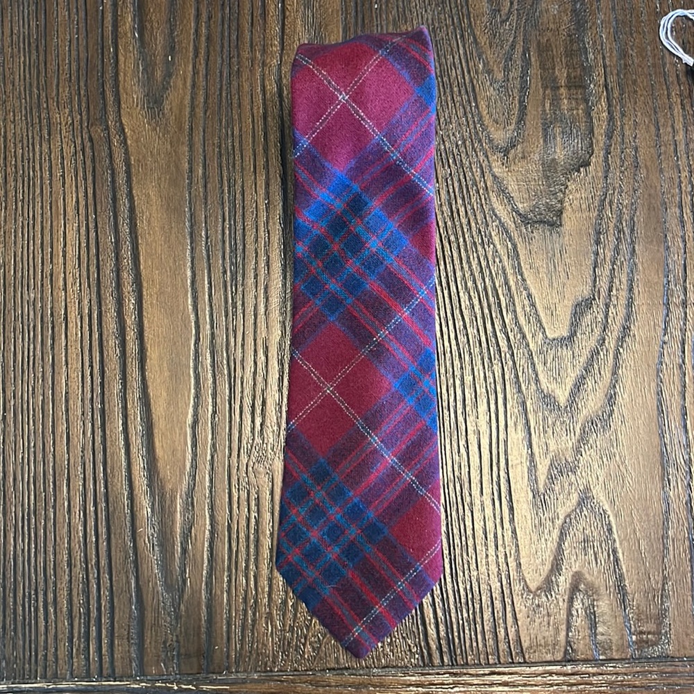 Vintage Pendleton Wool Plaid Tie